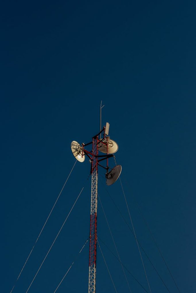 View of a Radio Mast 